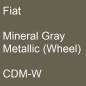 Preview: Fiat, Mineral Gray Metallic (Wheel), CDM-W.